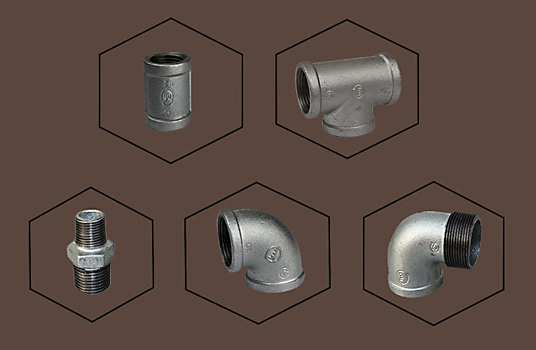 Malleable iron pipe fitting / อุปกรณ์เกลียวประปาชุบกัลวาไนซ์